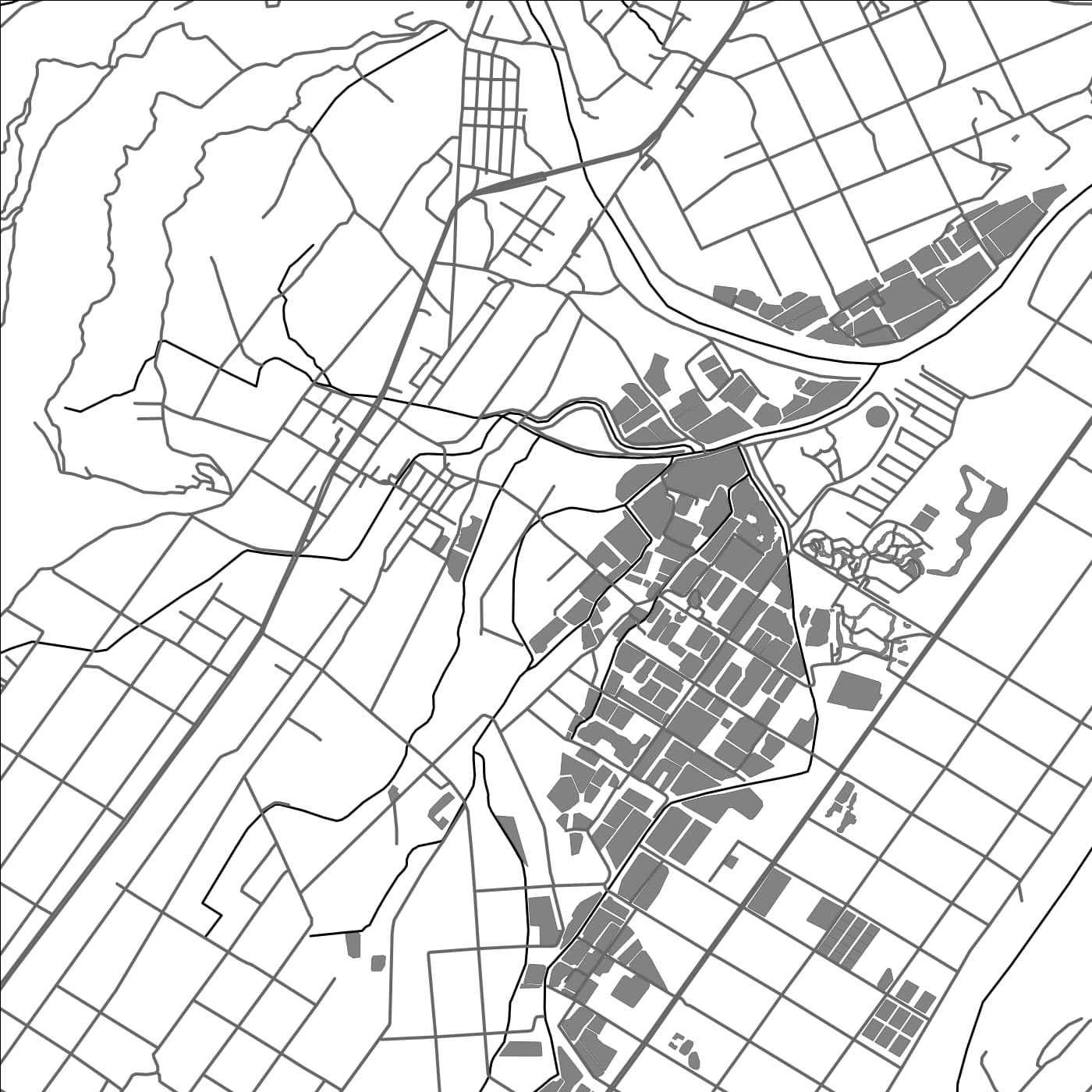 ROAD MAP OF SHOUFENG, TAIWAN BY MAPBAKES