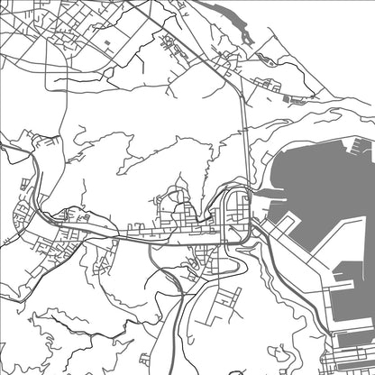 ROAD MAP OF SU'AO, TAIWAN BY MAPBAKES