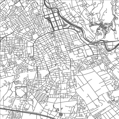 ROAD MAP OF TAOYUAN DISTRICT, TAIWAN BY MAPBAKES