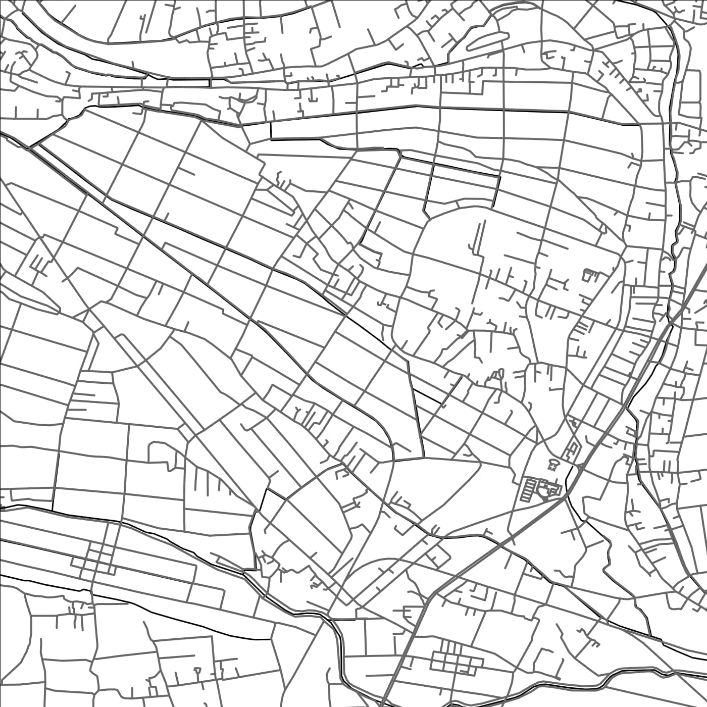 ROAD MAP OF TIANWEI, TAIWAN BY MAPBAKES