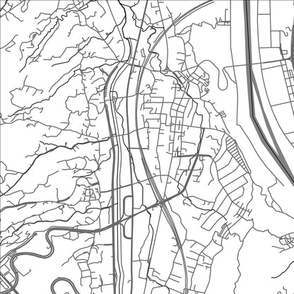 ROAD MAP OF TONGLUO, TAIWAN BY MAPBAKES