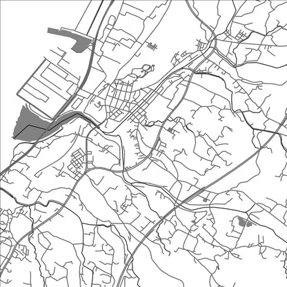 ROAD MAP OF TONGXIAO, TAIWAN BY MAPBAKES