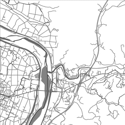 ROAD MAP OF TOUWU, TAIWAN BY MAPBAKES