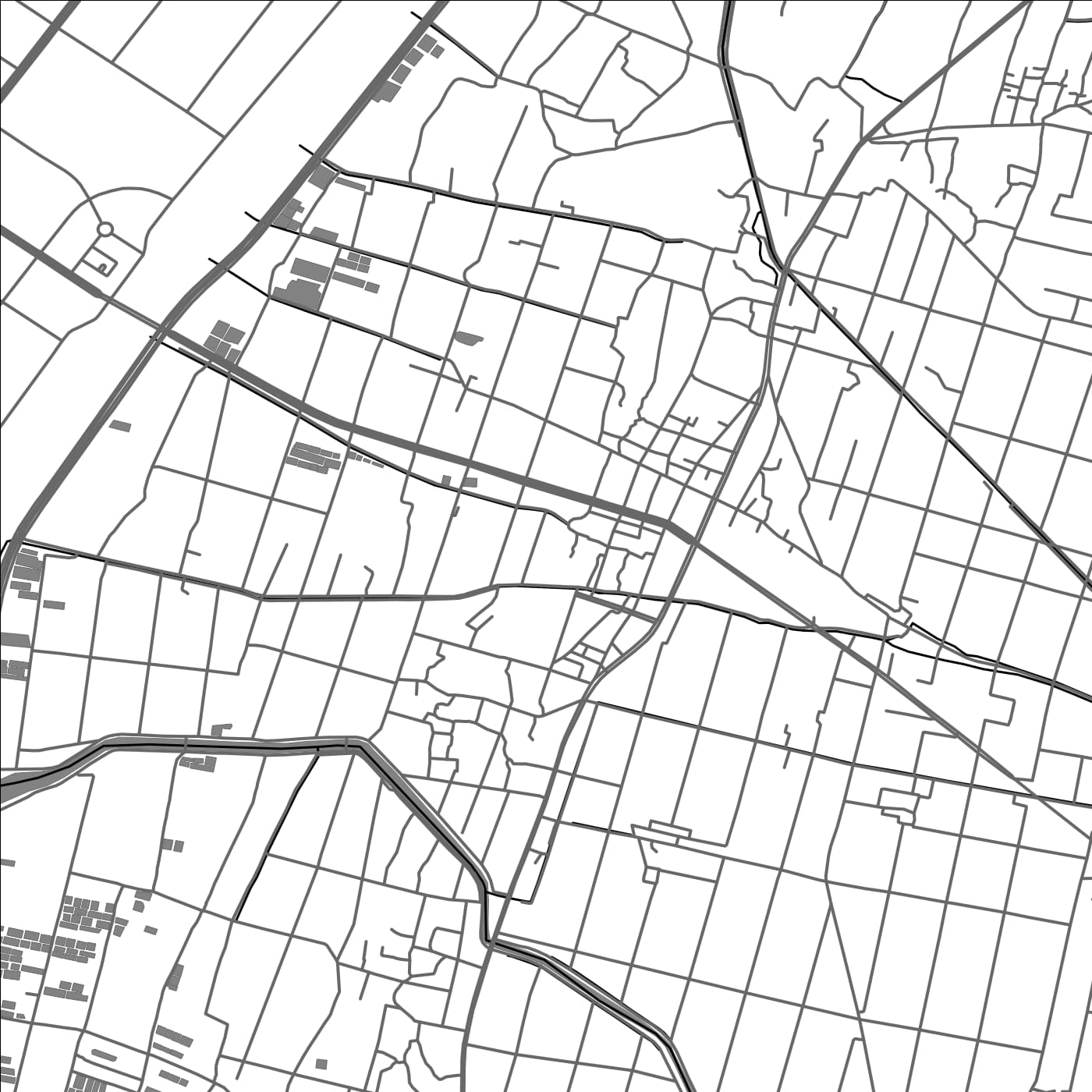 ROAD MAP OF XIANXI, TAIWAN BY MAPBAKES