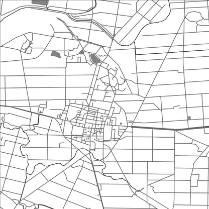 ROAD MAP OF XINGANG, TAIWAN BY MAPBAKES