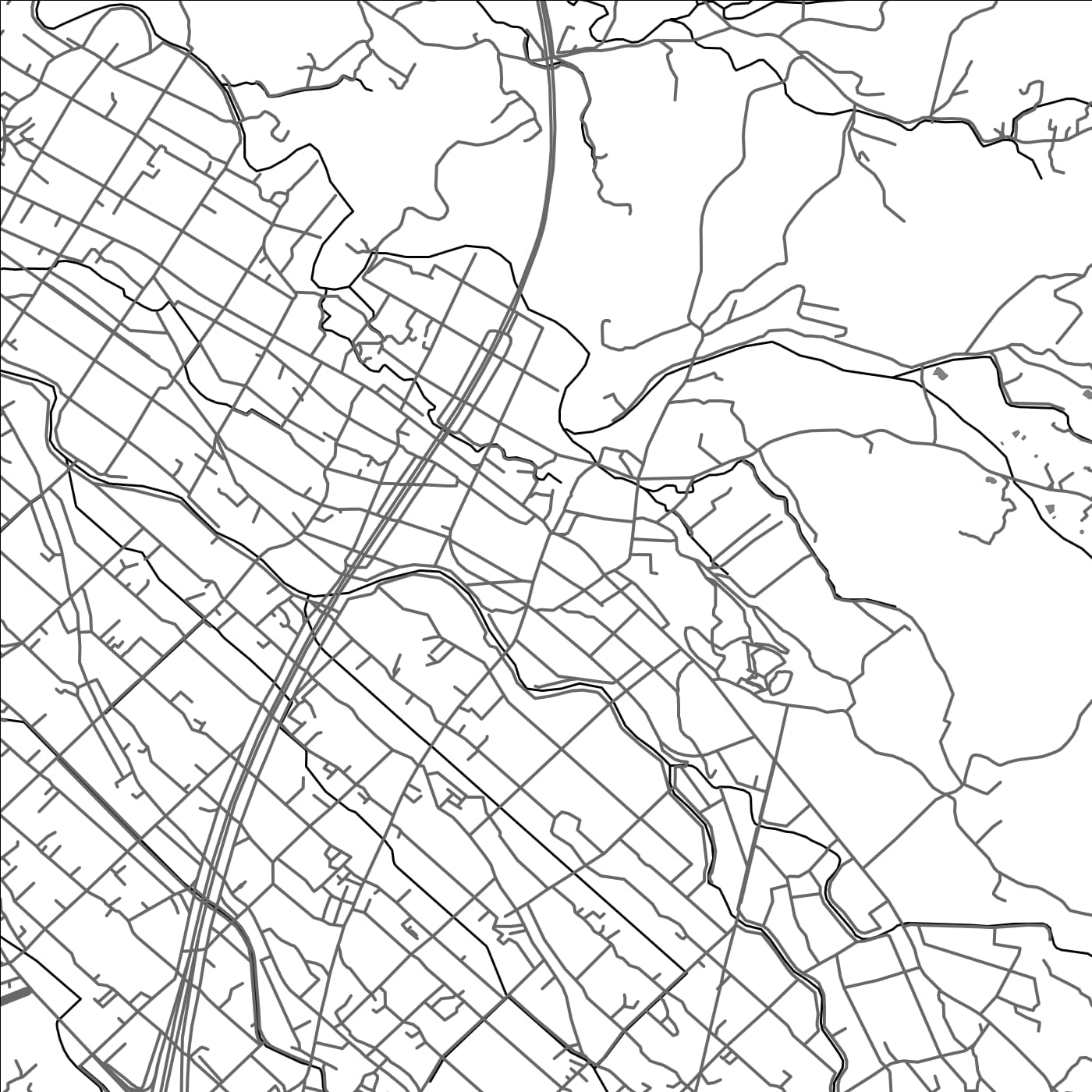 ROAD MAP OF YUANLI, TAIWAN BY MAPBAKES