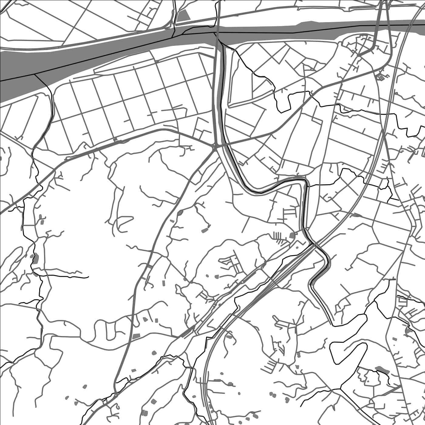 ROAD MAP OF ZAOQIAO, TAIWAN BY MAPBAKES