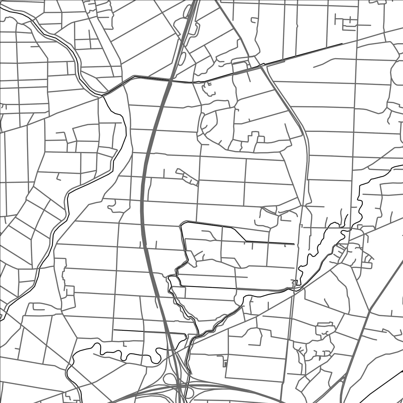 ROAD MAP OF ZHUTIAN, TAIWAN BY MAPBAKES