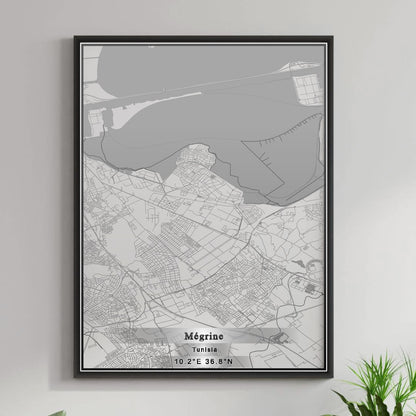 ROAD MAP OF MELLOULÈCHE, TUNISIA BY MAPBAKES