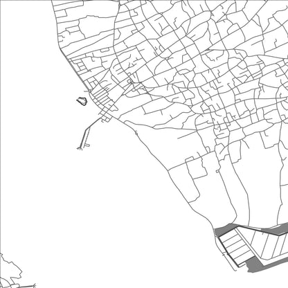 ROAD MAP OF AJIM, TUNISIA BY MAPBAKES