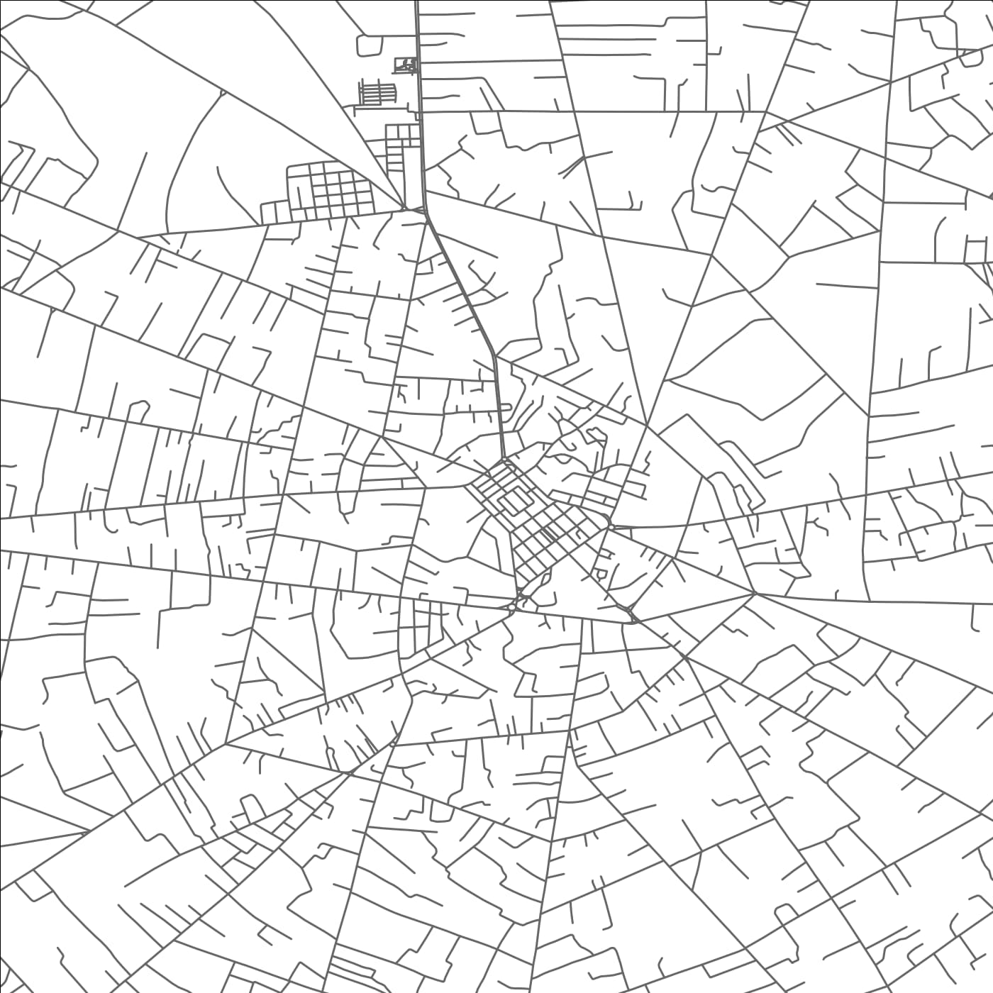 ROAD MAP OF BEN GARDANE, TUNISIA BY MAPBAKES