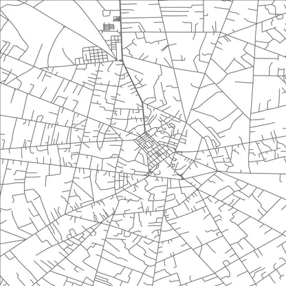 ROAD MAP OF BEN GARDANE, TUNISIA BY MAPBAKES