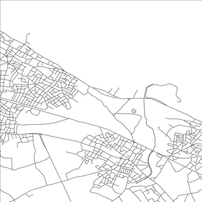 ROAD MAP OF BORJ MEJEN BEL ABBÈS, TUNISIA BY MAPBAKES