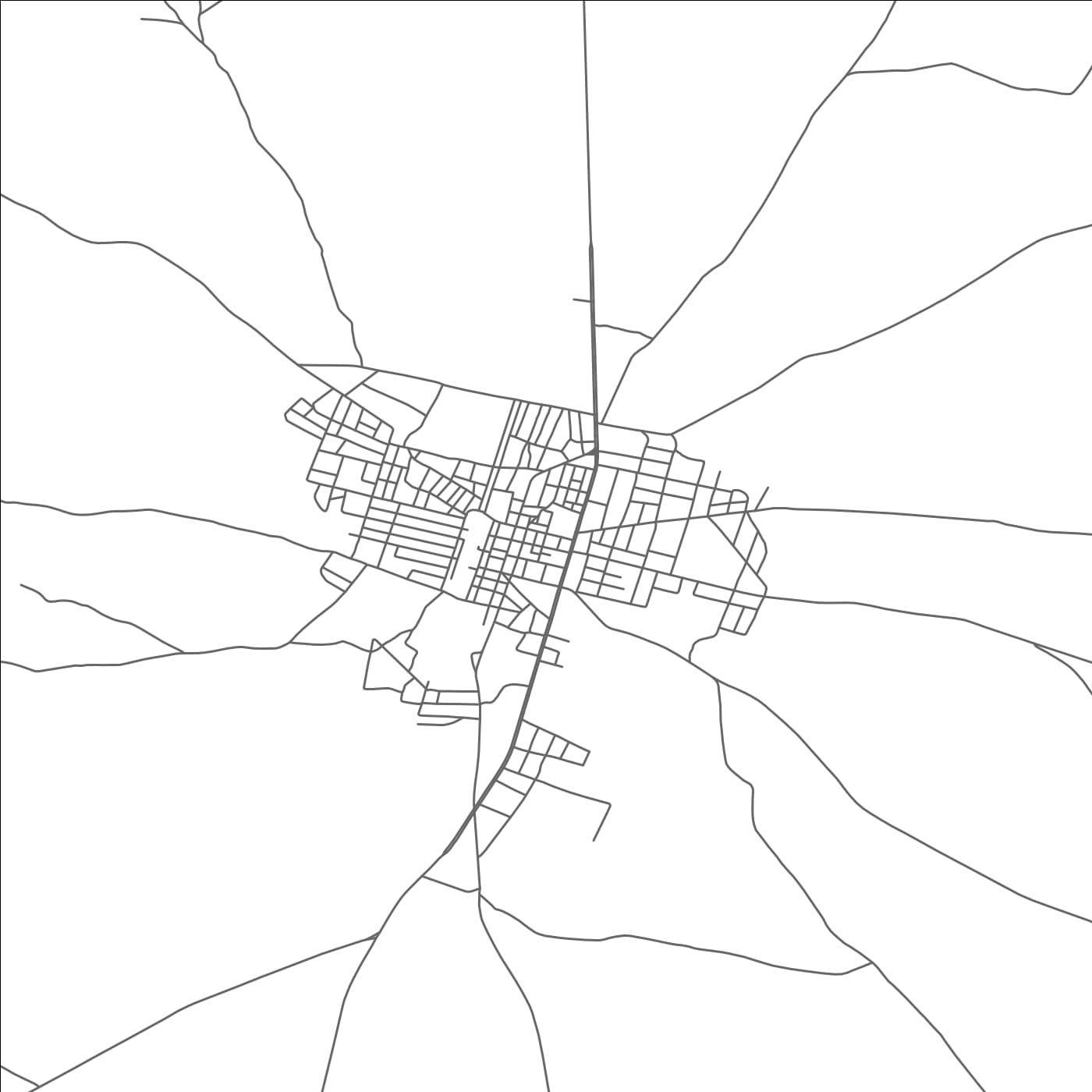 ROAD MAP OF BODEUR, TUNISIA BY MAPBAKES