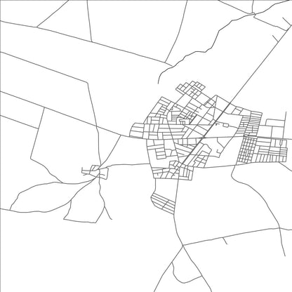 ROAD MAP OF BOU ARADA, TUNISIA BY MAPBAKES