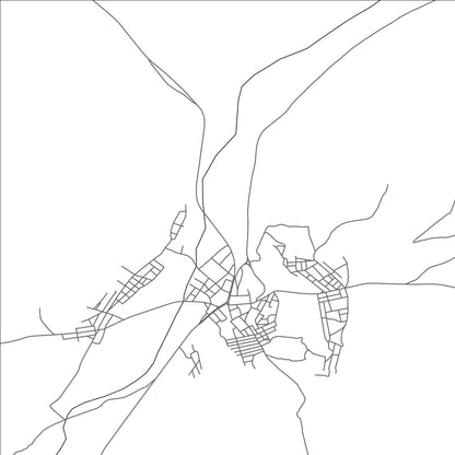 ROAD MAP OF DEHIBA, TUNISIA BY MAPBAKES