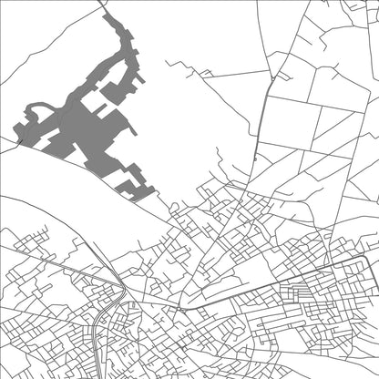 ROAD MAP OF DJEMMAL, TUNISIA BY MAPBAKES