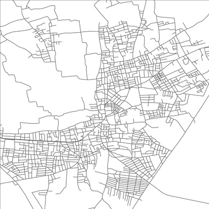 ROAD MAP OF EL HAMMA, TUNISIA BY MAPBAKES