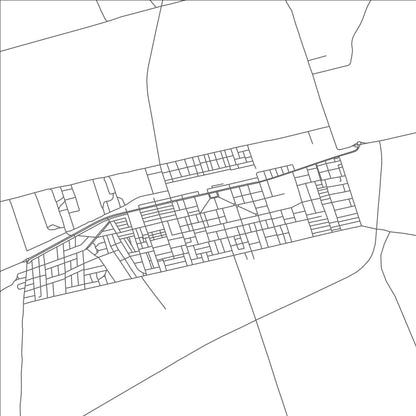 ROAD MAP OF EL MAKNASSI, TUNISIA BY MAPBAKES