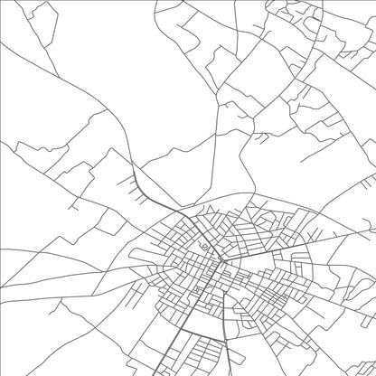 ROAD MAP OF ER REGUEB, TUNISIA BY MAPBAKES
