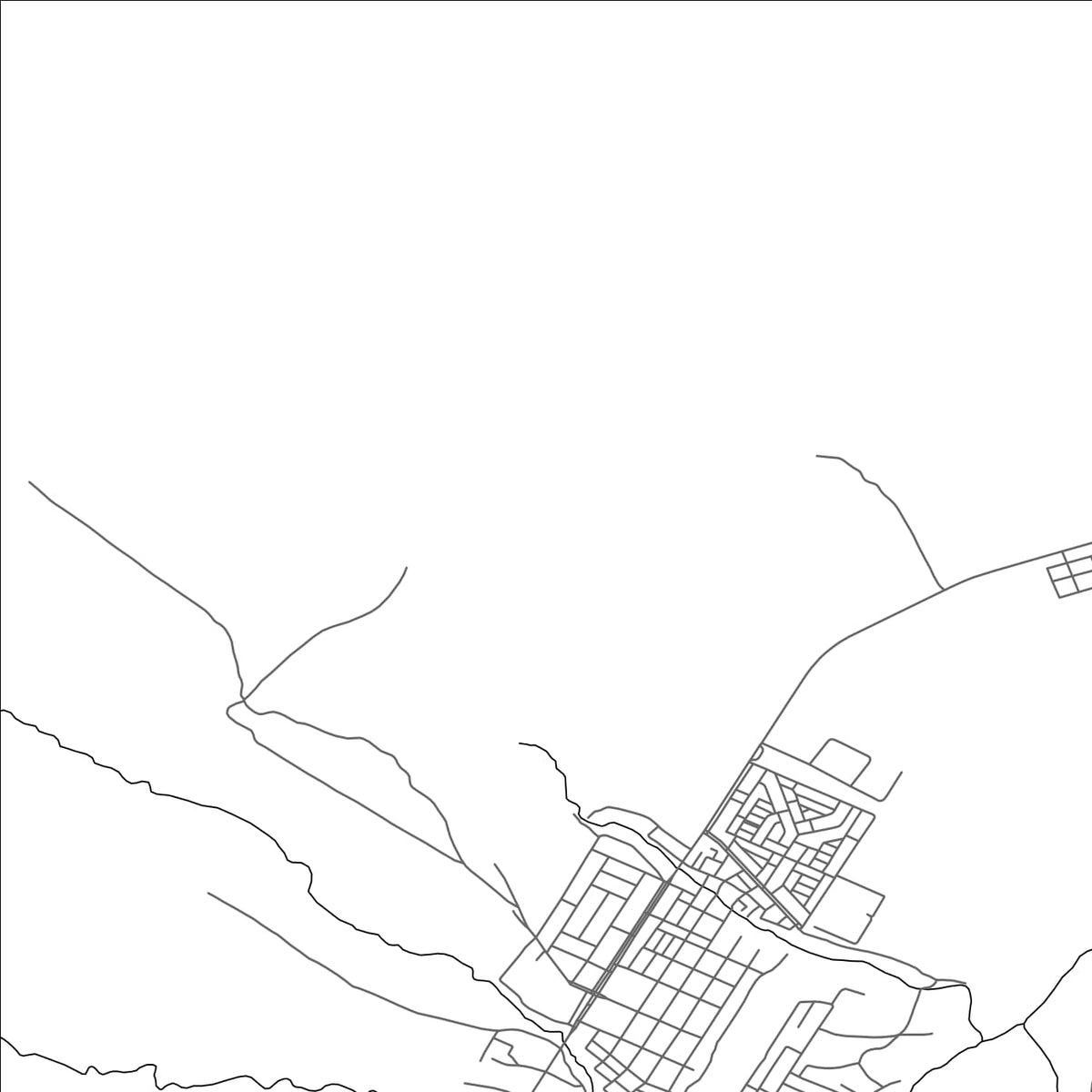 ROAD MAP OF GAFOUR, TUNISIA BY MAPBAKES