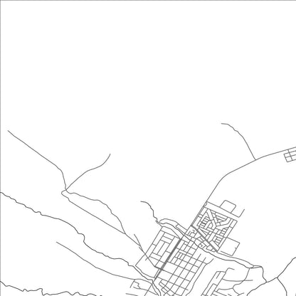 ROAD MAP OF GAFOUR, TUNISIA BY MAPBAKES