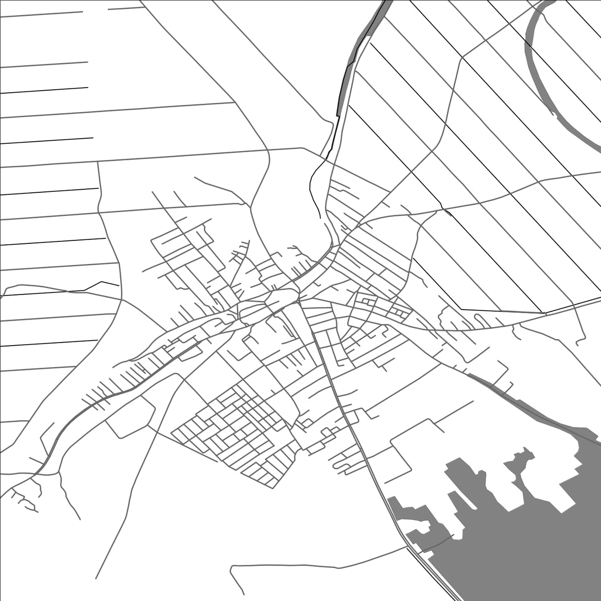 ROAD MAP OF GALAAT EL ANDELESS, TUNISIA BY MAPBAKES