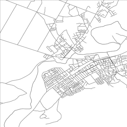 ROAD MAP OF GHARDIMAOU, TUNISIA BY MAPBAKES