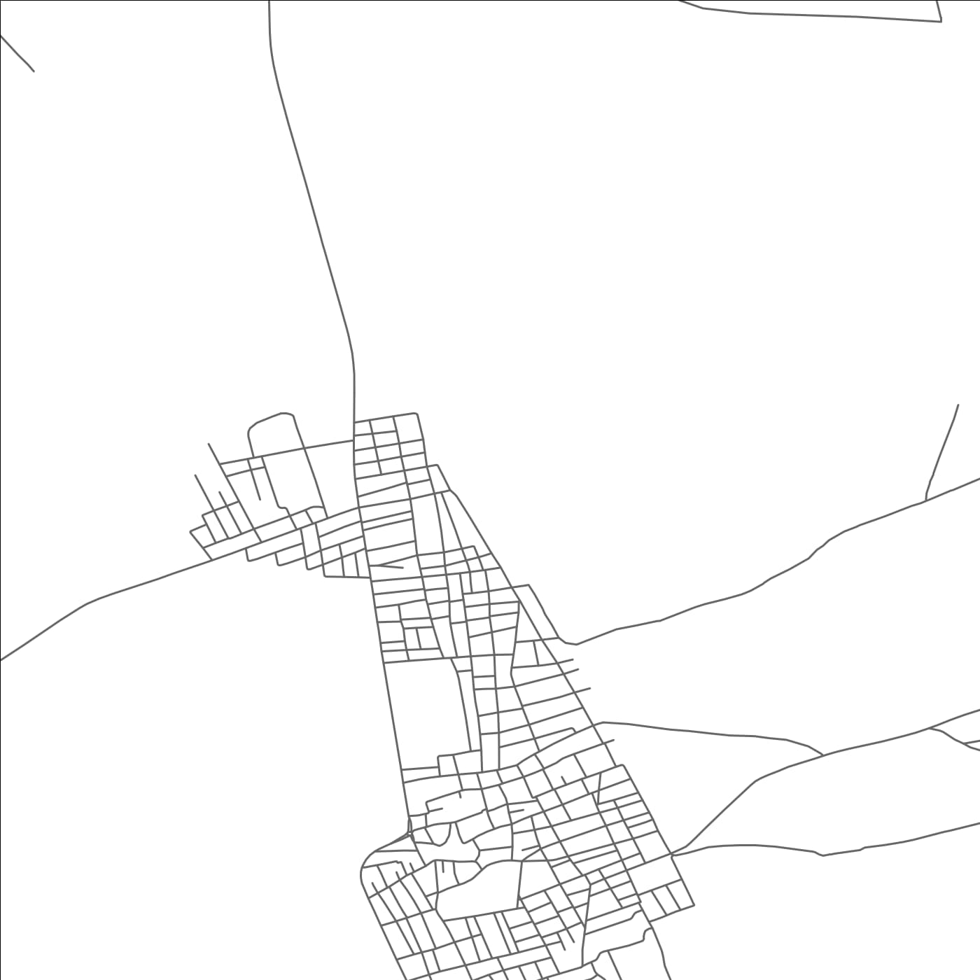 ROAD MAP OF JEMNA, TUNISIA BY MAPBAKES