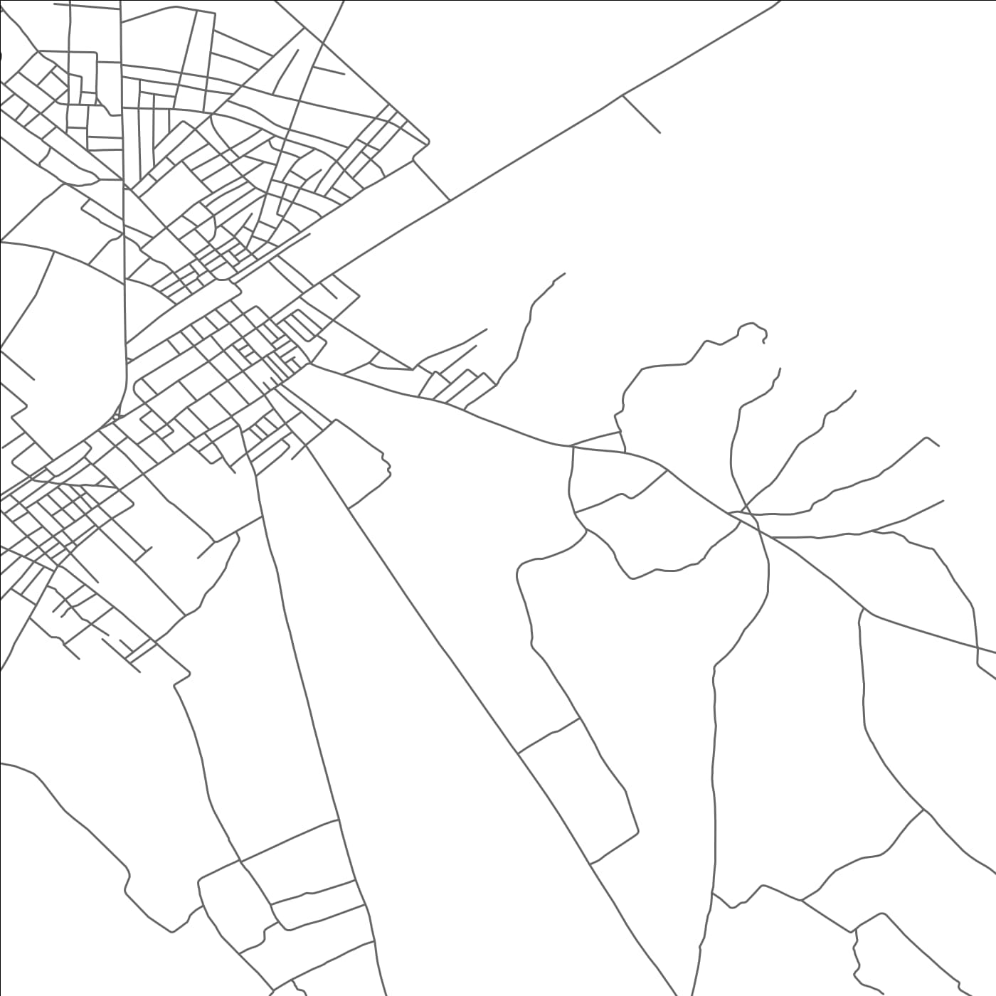 ROAD MAP OF JILMA, TUNISIA BY MAPBAKES