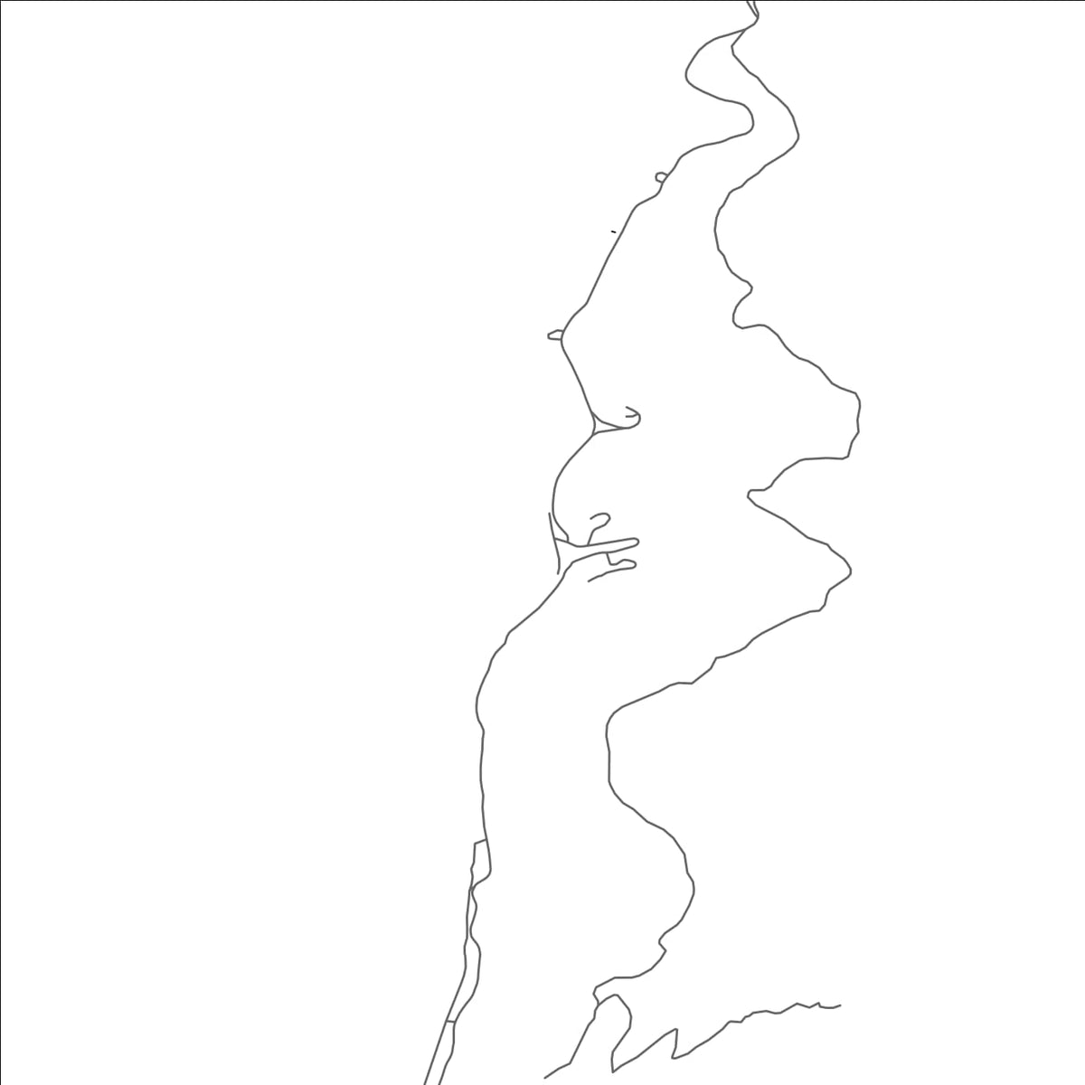 ROAD MAP OF KORBOUS, TUNISIA BY MAPBAKES