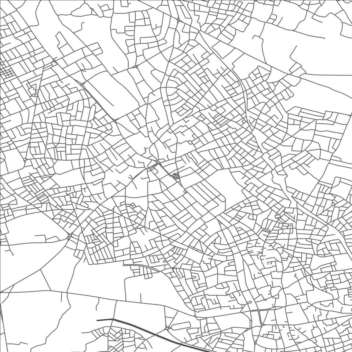 ROAD MAP OF KSAR HELLAL, TUNISIA BY MAPBAKES