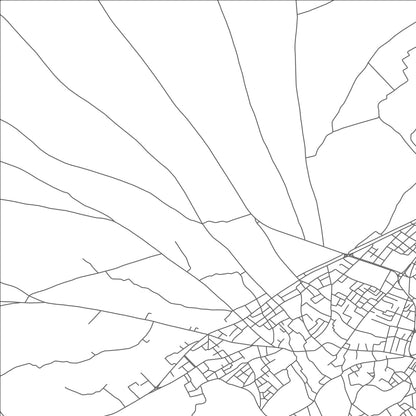 ROAD MAP OF KSOUR ESSAF, TUNISIA BY MAPBAKES