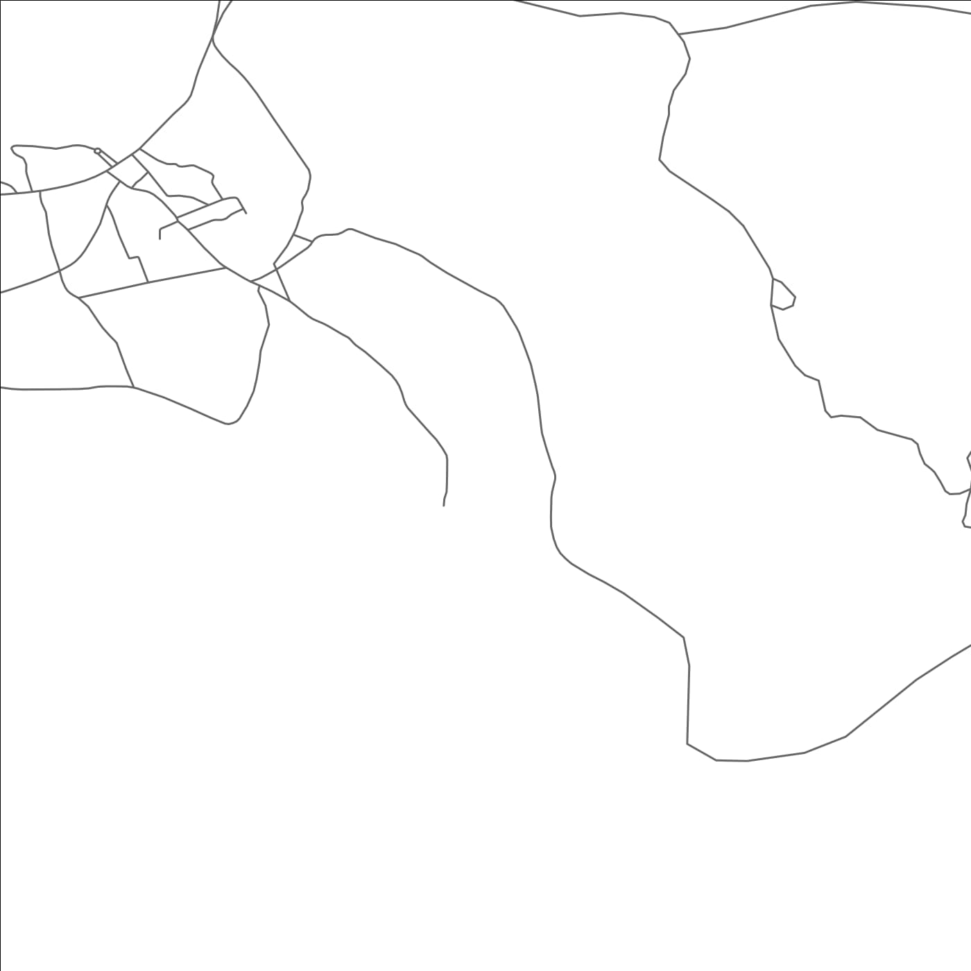 ROAD MAP OF M’DHILLA, TUNISIA BY MAPBAKES