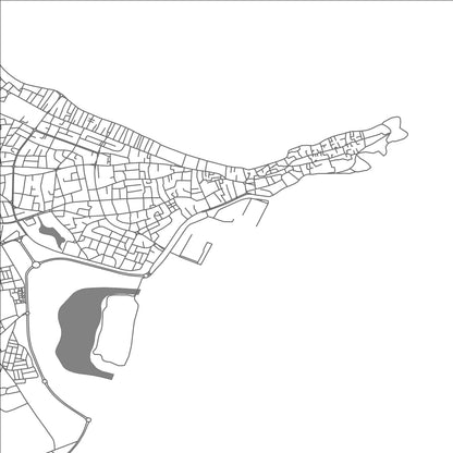 ROAD MAP OF MAHDIA, TUNISIA BY MAPBAKES