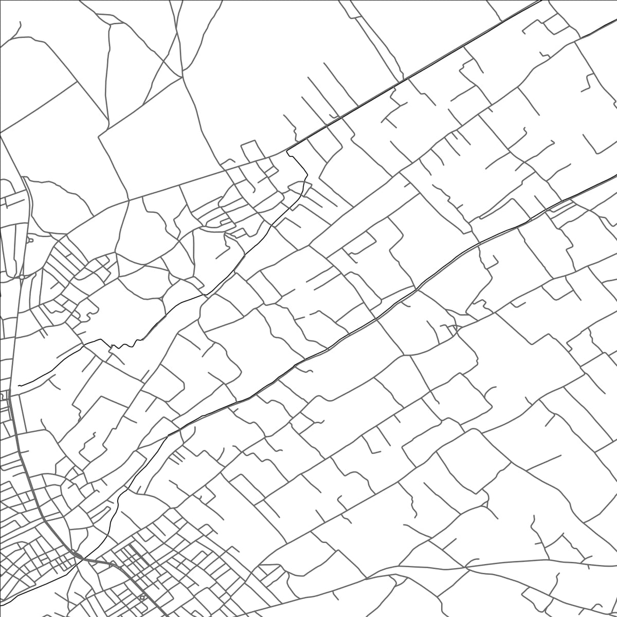 ROAD MAP OF MARETH, TUNISIA BY MAPBAKES