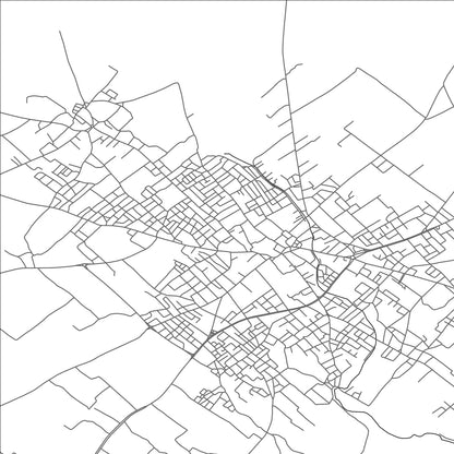 ROAD MAP OF MENZEL TEMIME, TUNISIA BY MAPBAKES