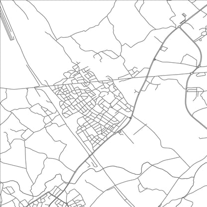 ROAD MAP OF MESSADINE, TUNISIA BY MAPBAKES
