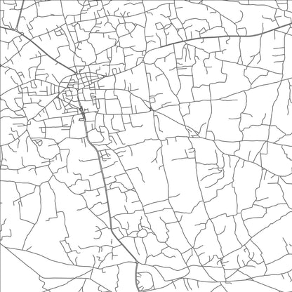 ROAD MAP OF MIDOUN, TUNISIA BY MAPBAKES