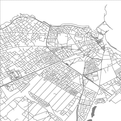 ROAD MAP OF MONASTIR, TUNISIA BY MAPBAKES