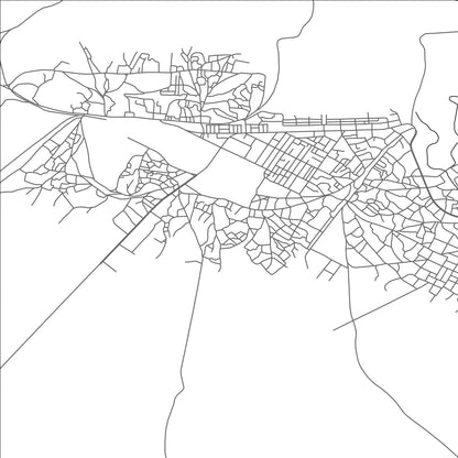 ROAD MAP OF MOULARÈS, TUNISIA BY MAPBAKES