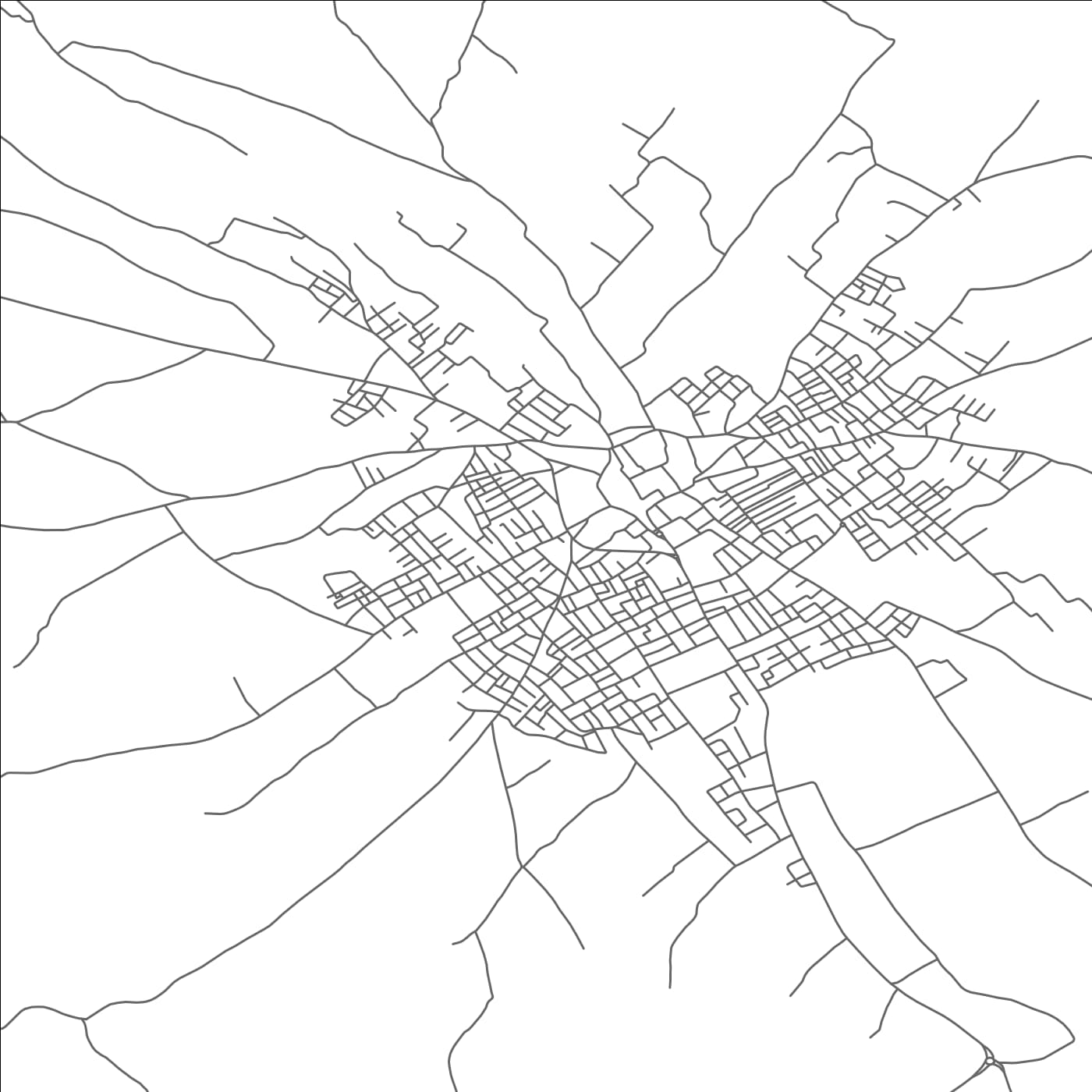 ROAD MAP OF RASS EL DJEBEL, TUNISIA BY MAPBAKES