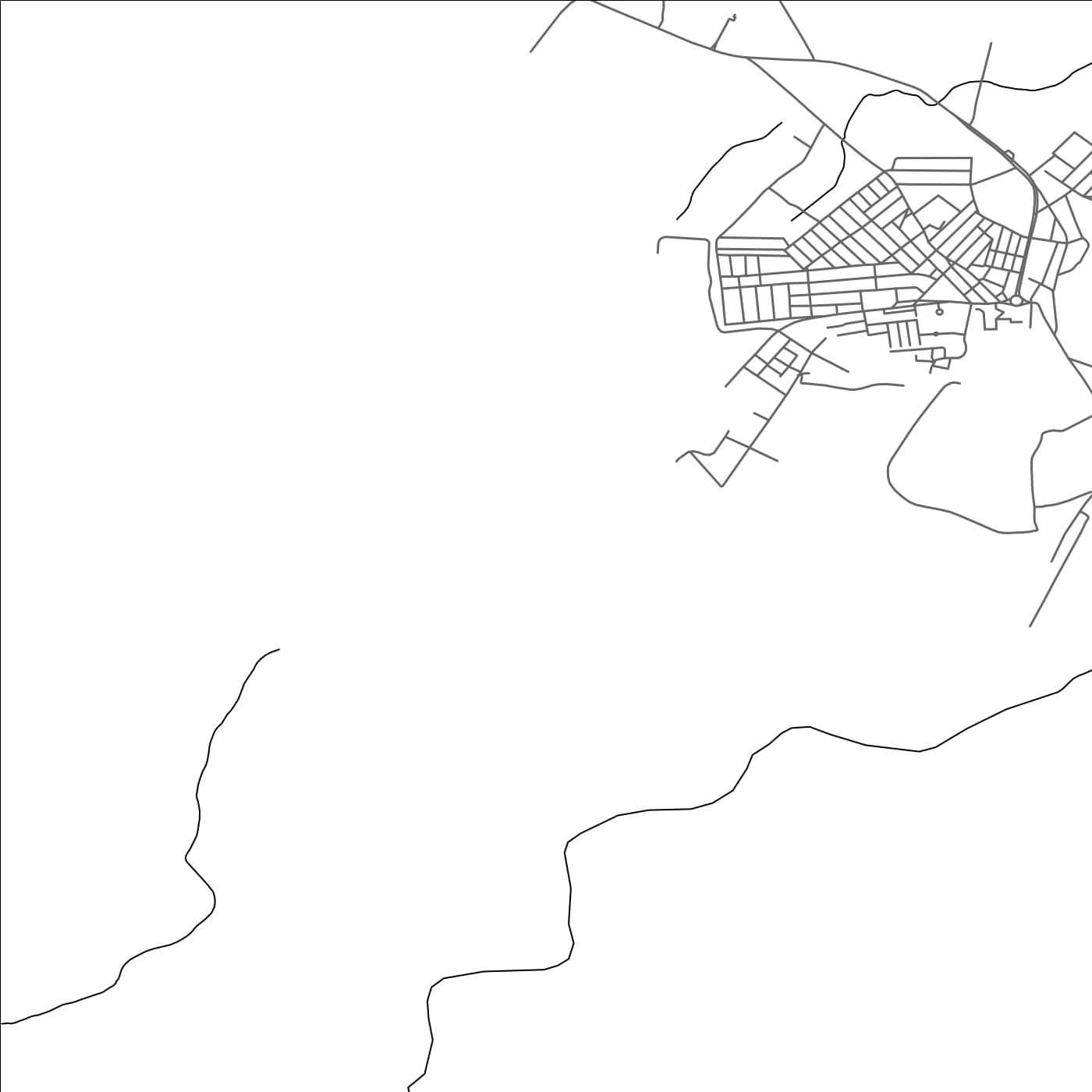 ROAD MAP OF REMADA, TUNISIA BY MAPBAKES