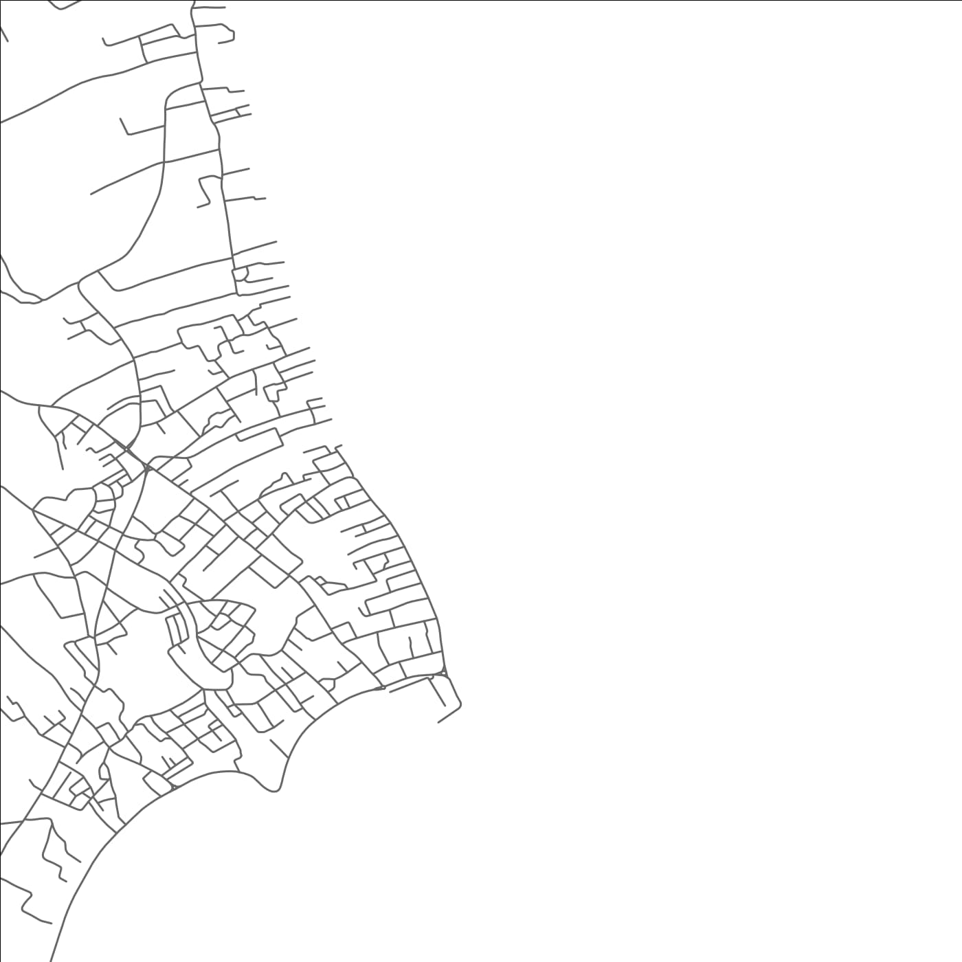 ROAD MAP OF SALAKTA, TUNISIA BY MAPBAKES