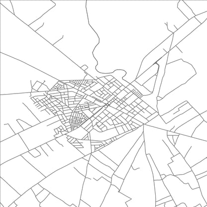 ROAD MAP OF SOUASSI, TUNISIA BY MAPBAKES