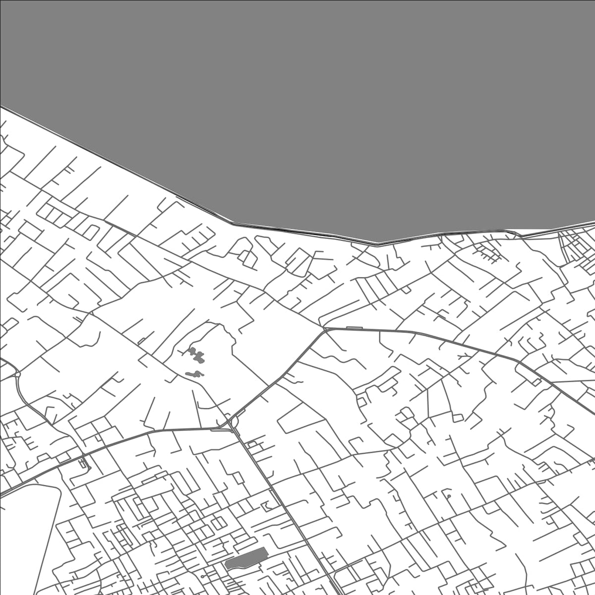 ROAD MAP OF SUKRAH, TUNISIA BY MAPBAKES