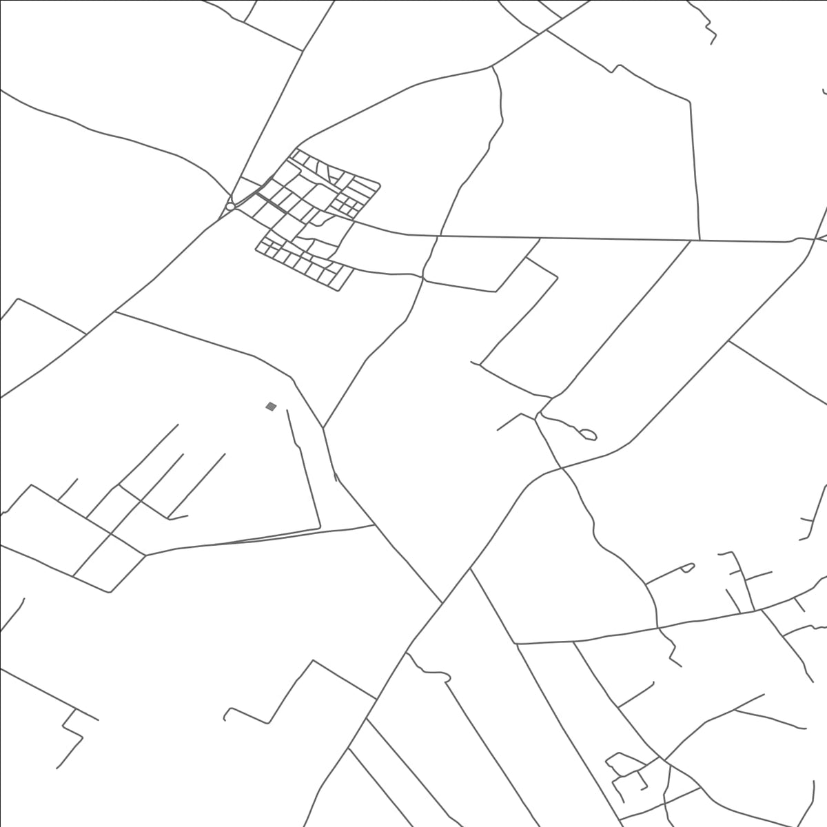 ROAD MAP OF TAKELSA, TUNISIA BY MAPBAKES