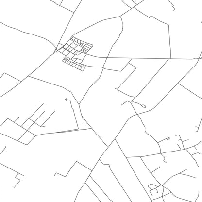 ROAD MAP OF TAKELSA, TUNISIA BY MAPBAKES