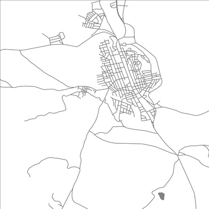 ROAD MAP OF THALA, TUNISIA BY MAPBAKES