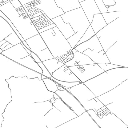 ROAD MAP OF TOURKI, TUNISIA BY MAPBAKES